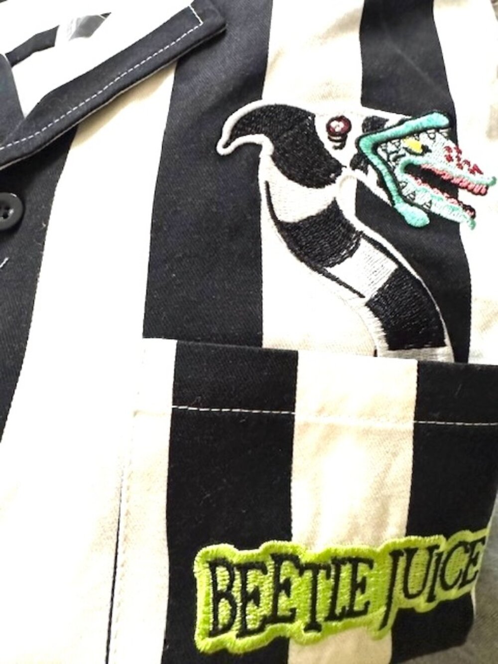 Beetlejuice x Forever21 Men Stripe Shirt - Picture 12 of 12